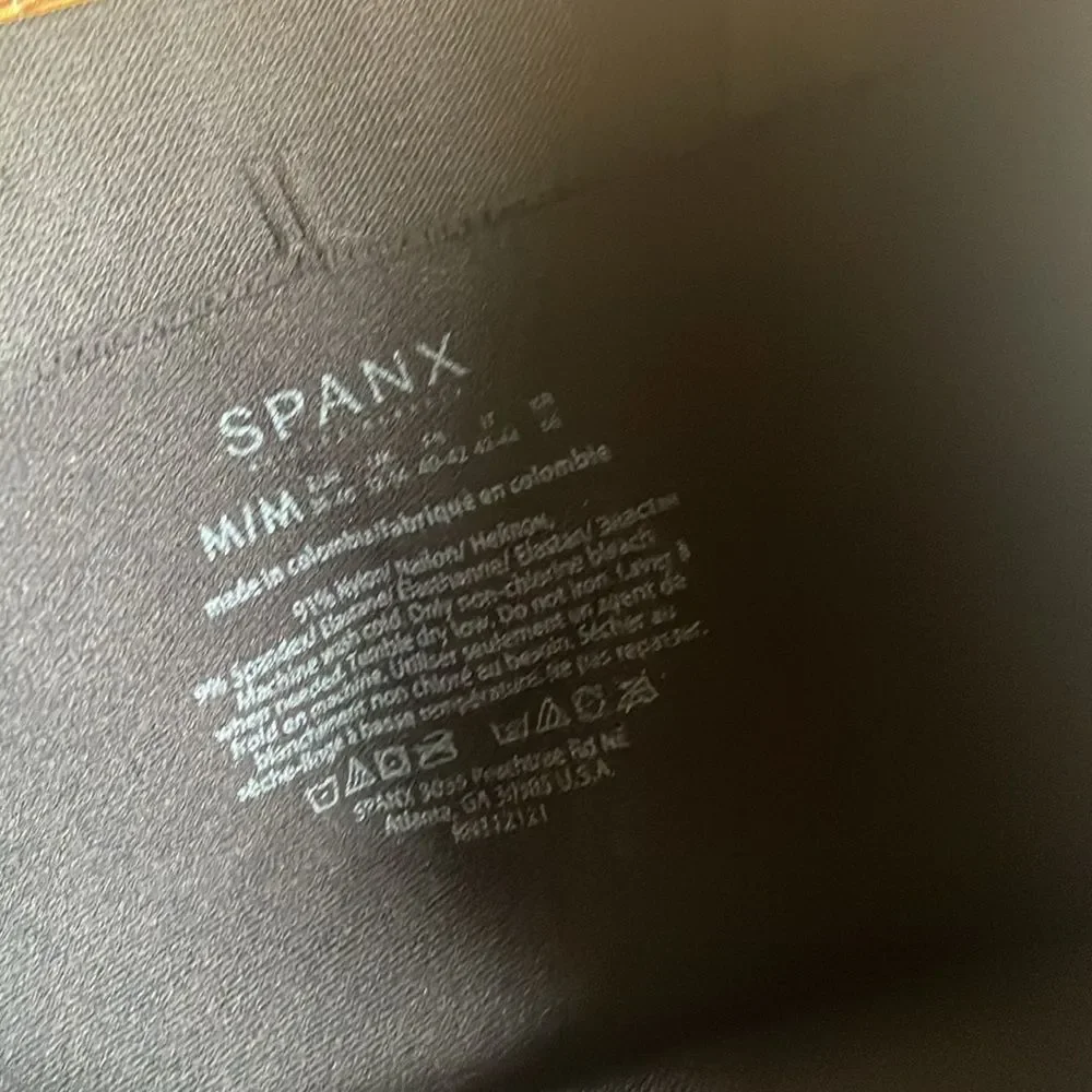 SPANX Women's Maternity Mama Look at Me Now Leggings Size M Black